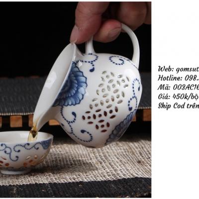 Bộ Ấm Chén Thấu Quang